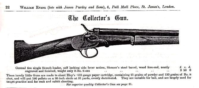 William Evans, The Collectors Gun